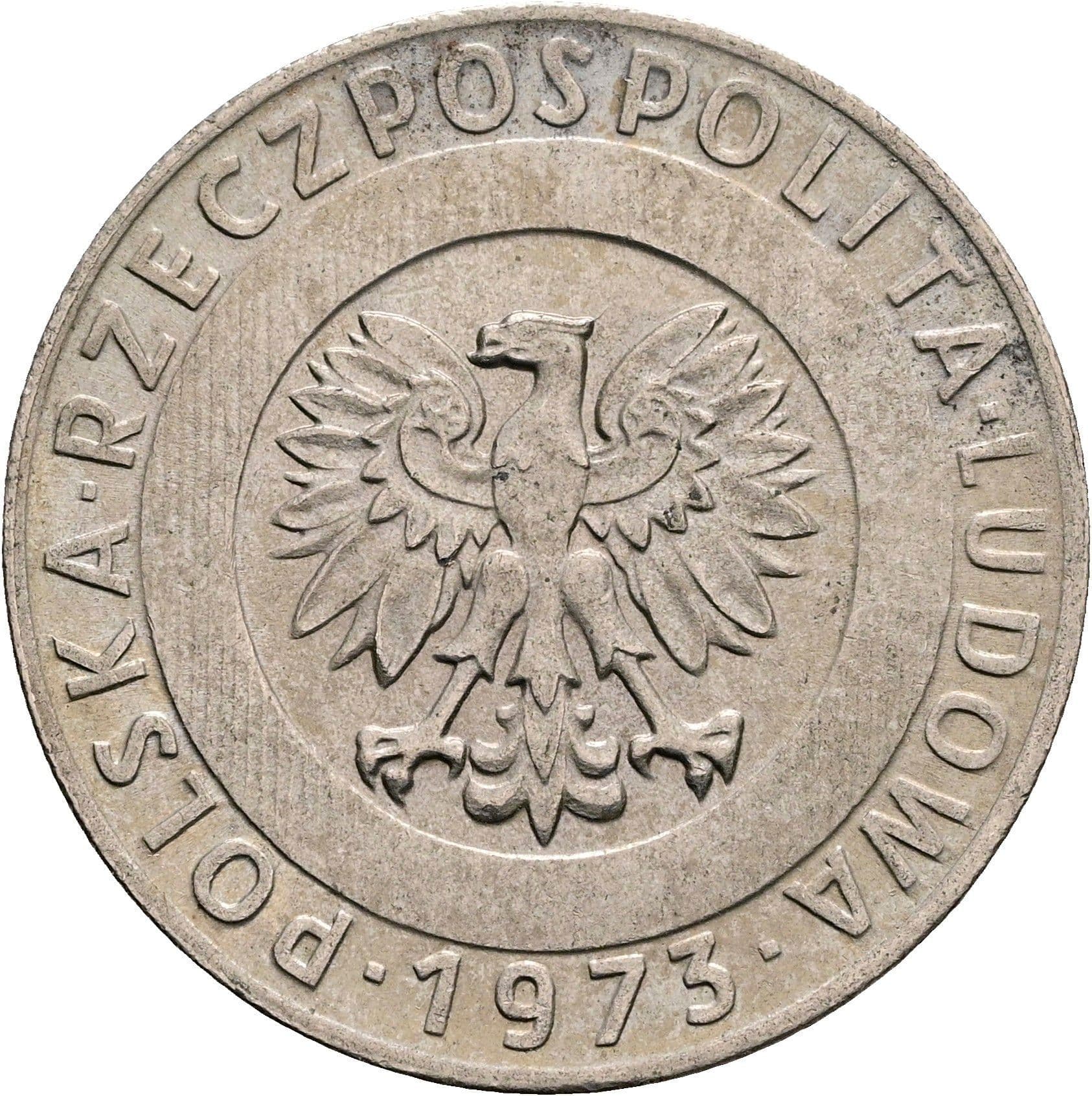 20 Zlotych 1973 – Rückseite