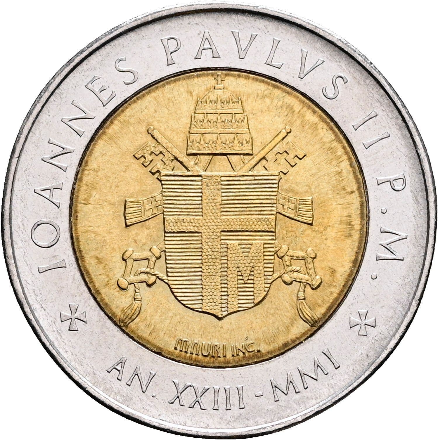 500 Lire 23/2001 – Rückseite