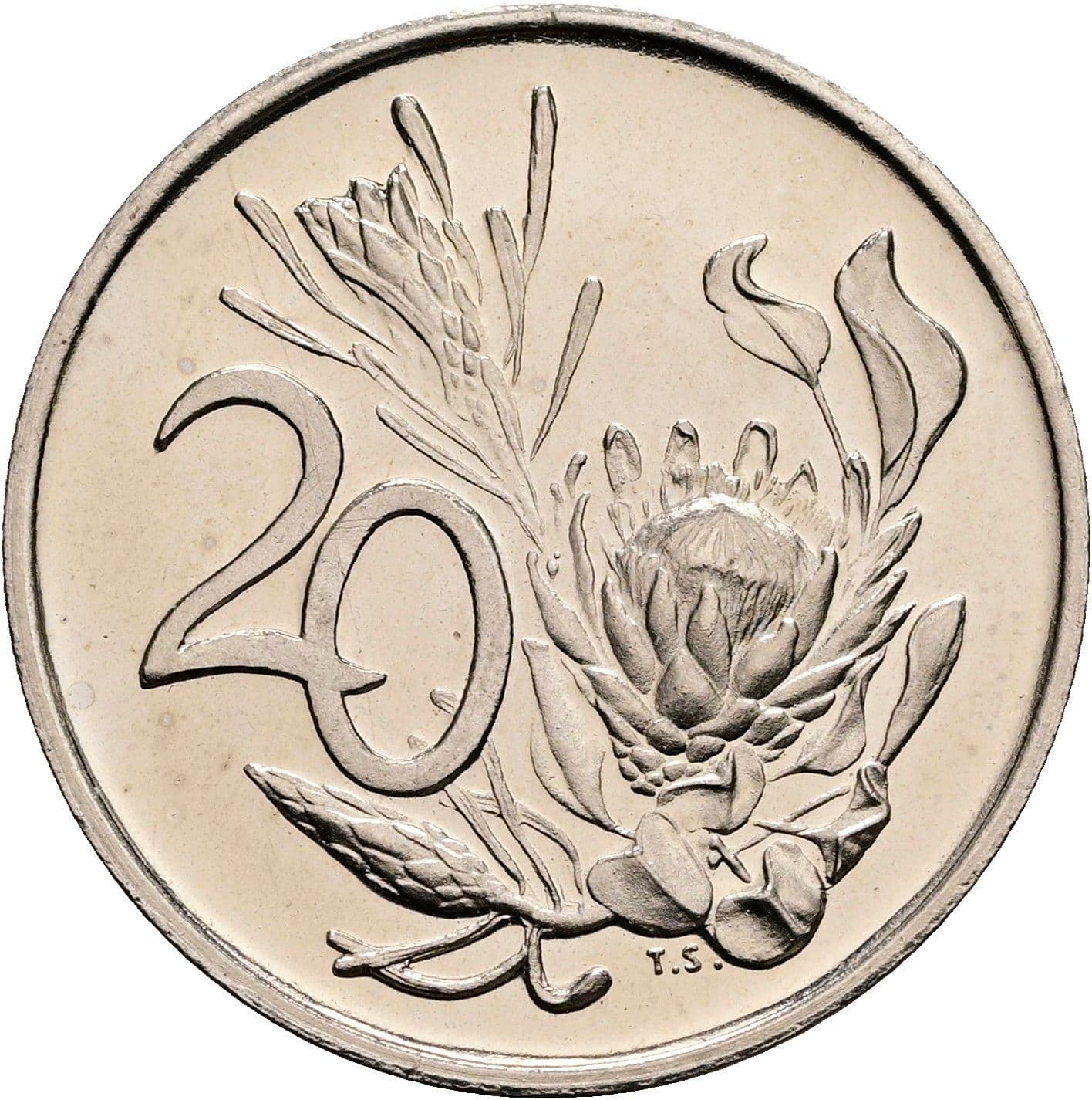 20 Cents 1974 – Vorderseite