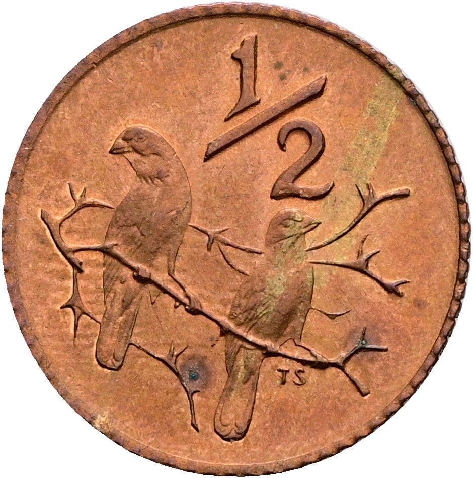 1/2 Cent 1970 – Vorderseite