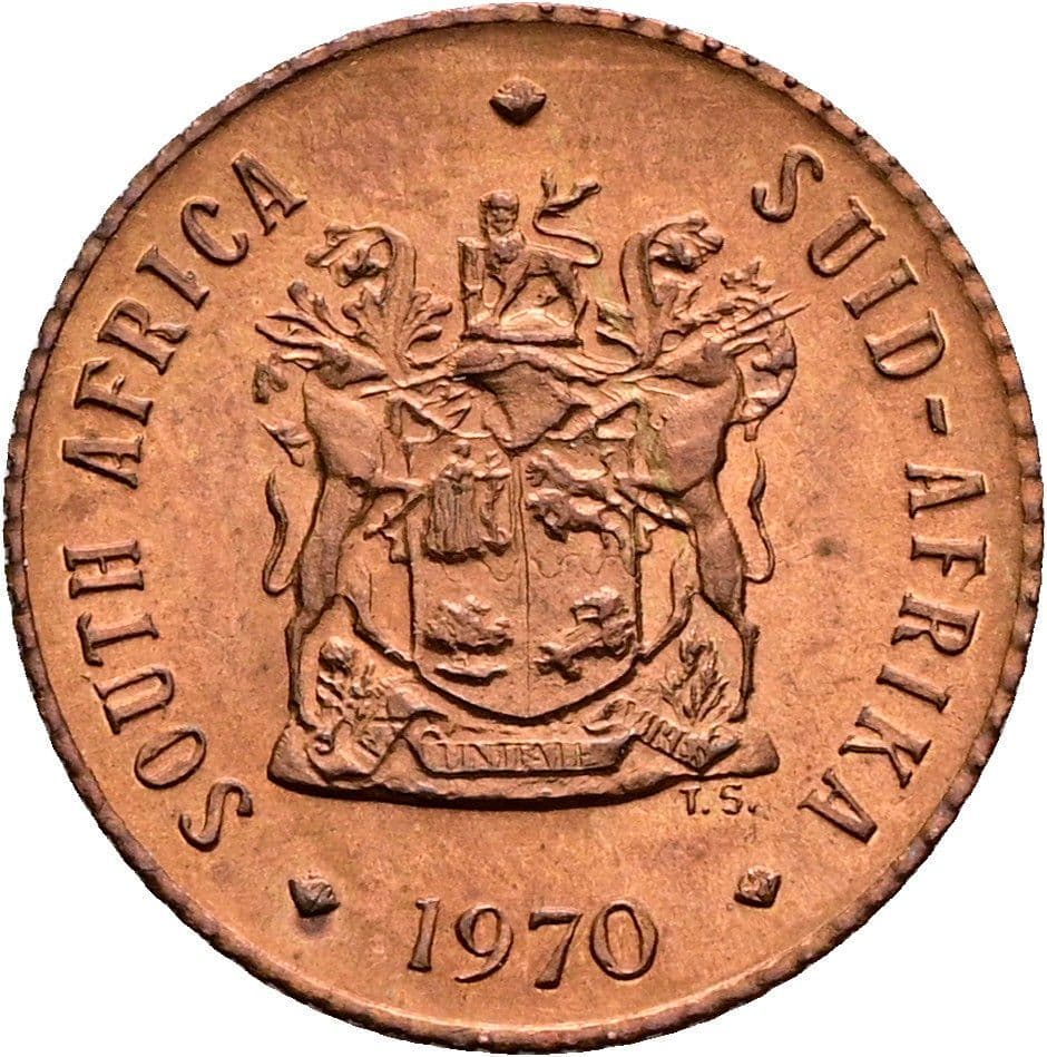1/2 Cent 1970 – Rückseite