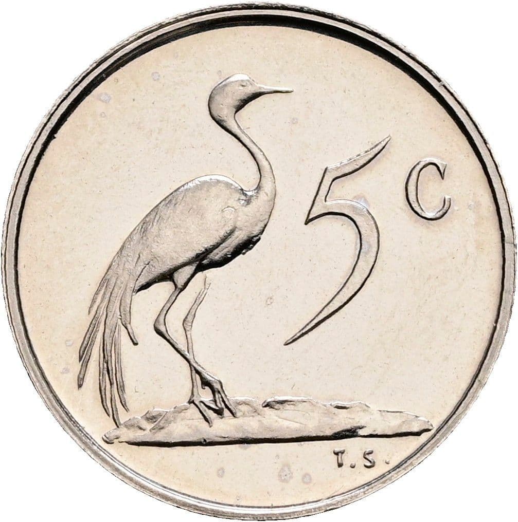 5 Cents 1976 – Rückseite