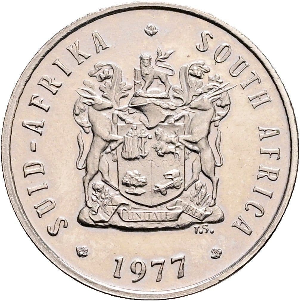 5 Cents 1977 – Rückseite
