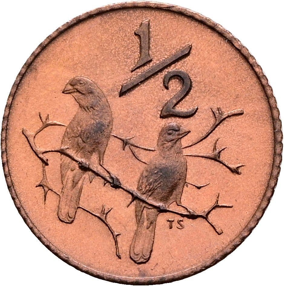 1/2 Cent 1971 – Vorderseite
