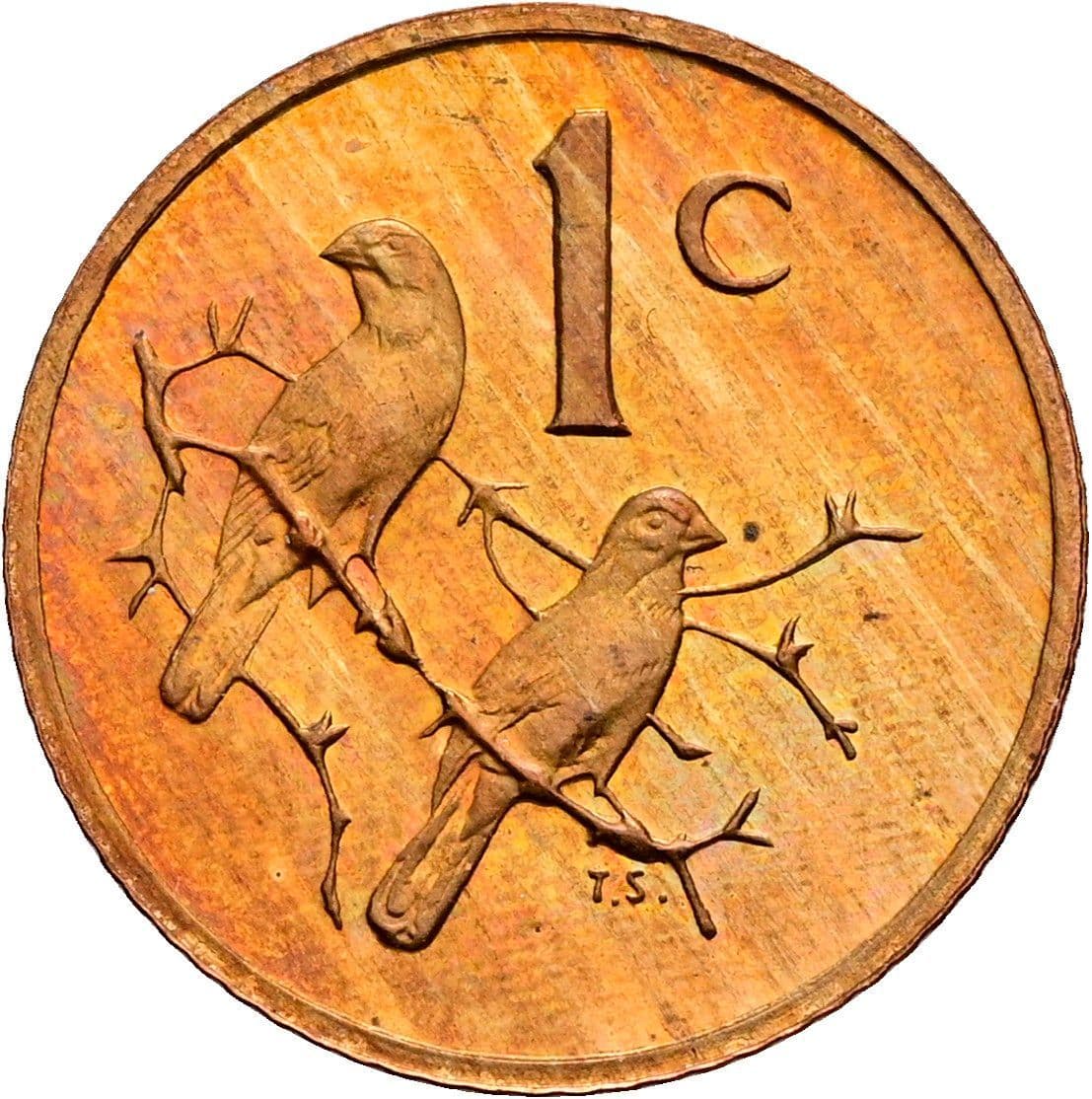 1 Cent 1981 – Vorderseite