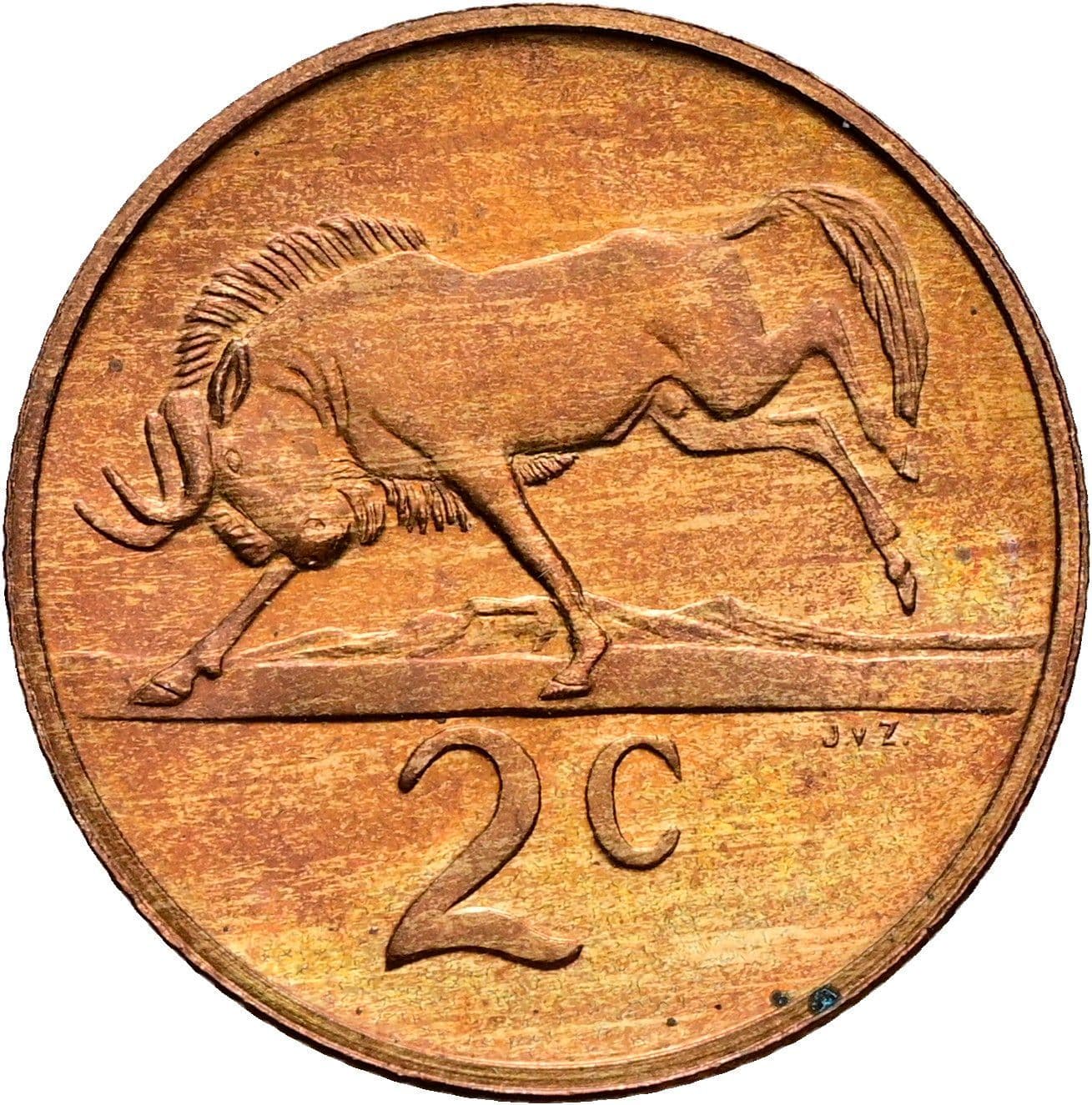 2 Cents 1983 – Vorderseite
