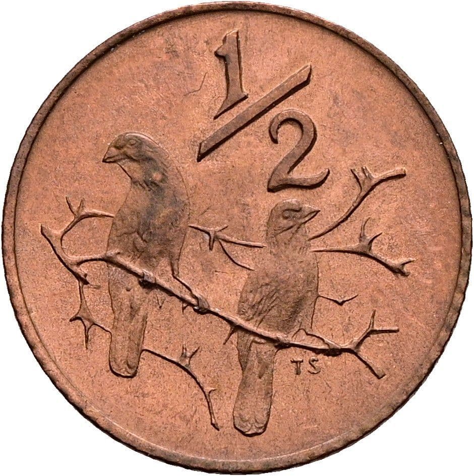 1/2 Cent 1975 – Vorderseite