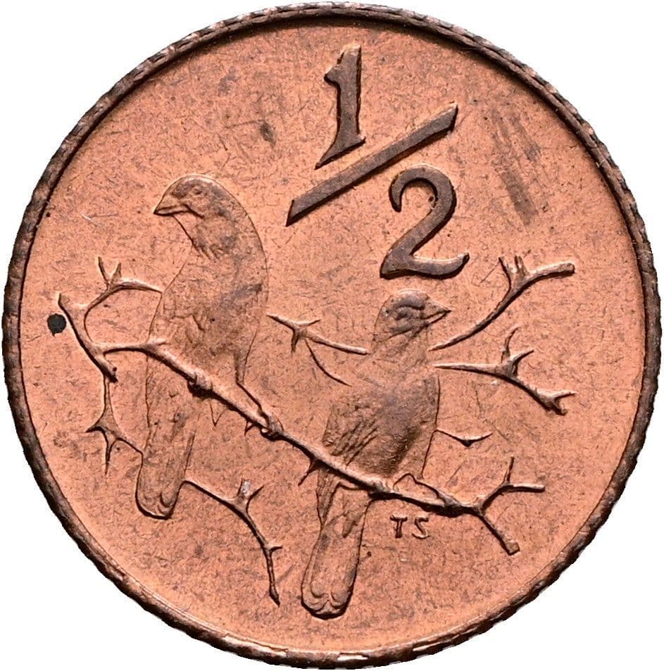 1/2 Cent 1973 – Vorderseite