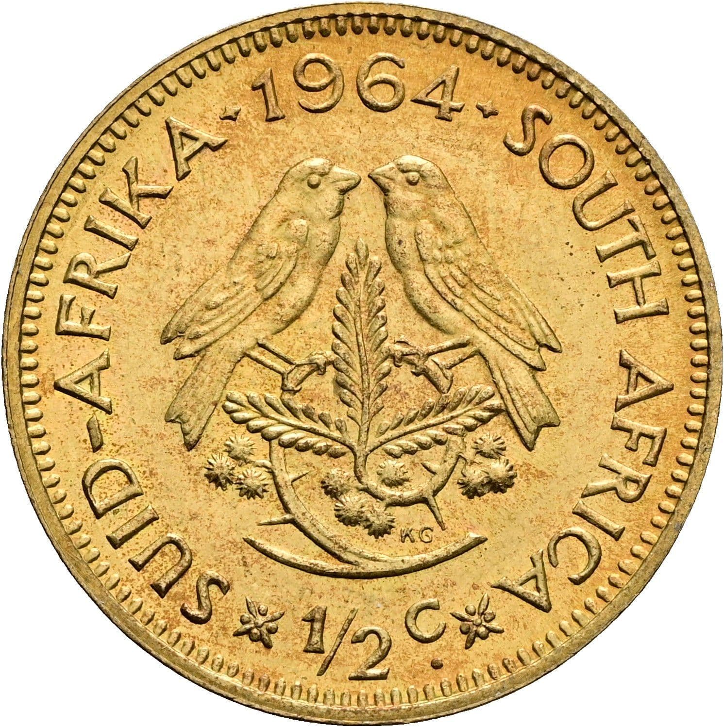 1/2 Cent 1964 – Rückseite