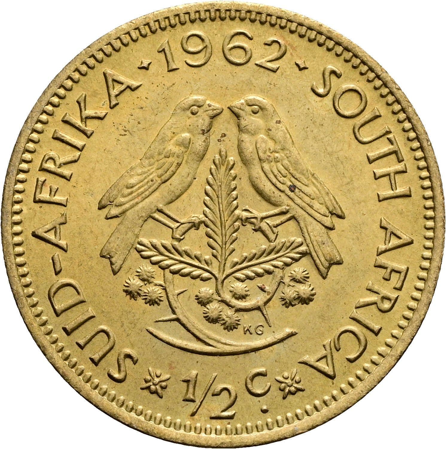 1/2 Cent 1962 – Rückseite