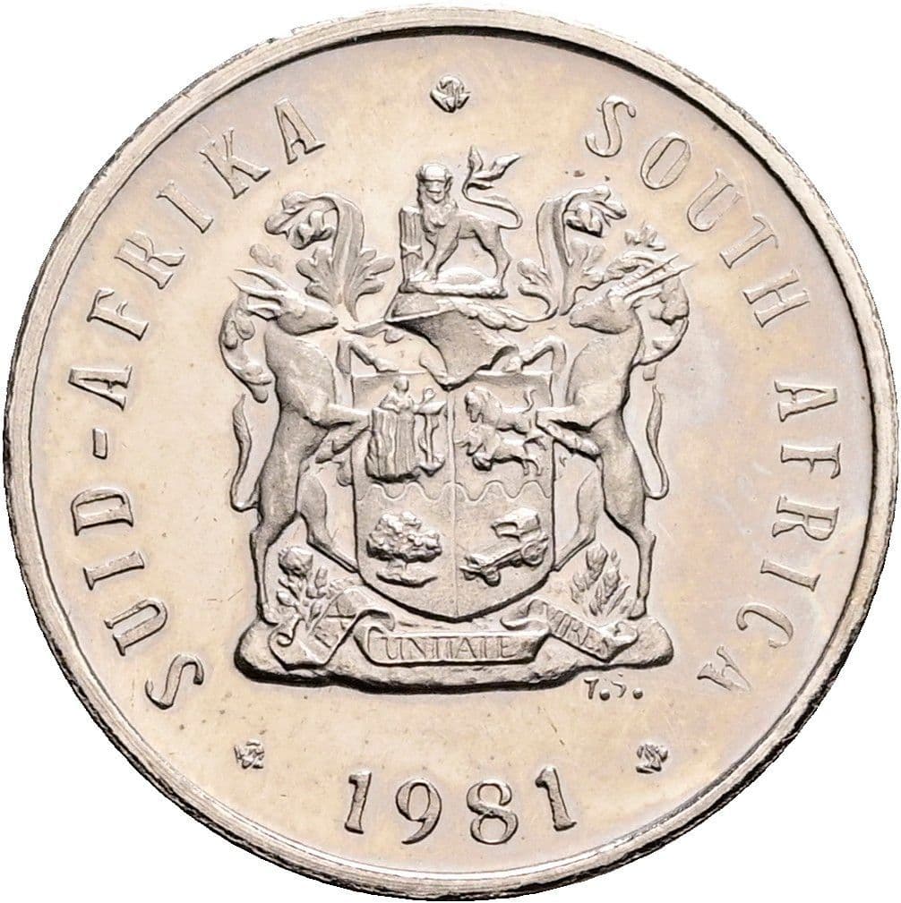 5 Cents 1981 – Rückseite