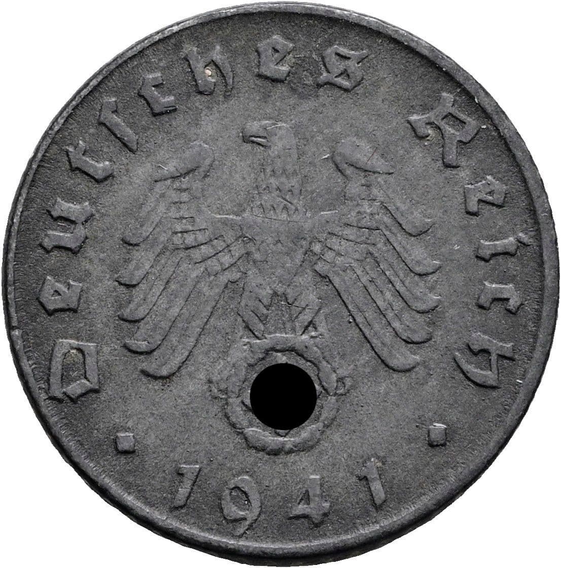 5 Reichspfennig 1941 D – Rückseite