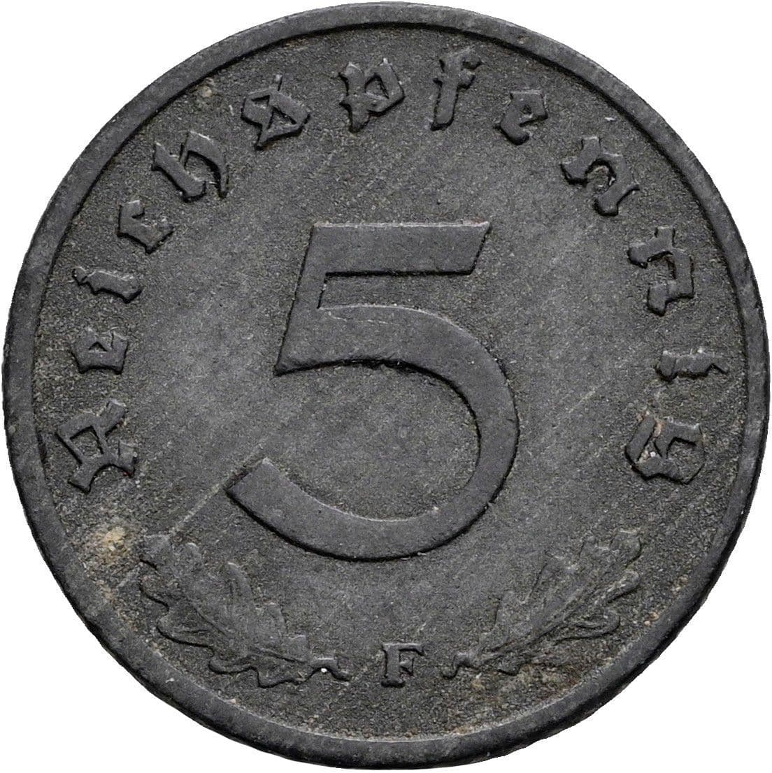 5 Reichspfennig 1944 F – Vorderseite