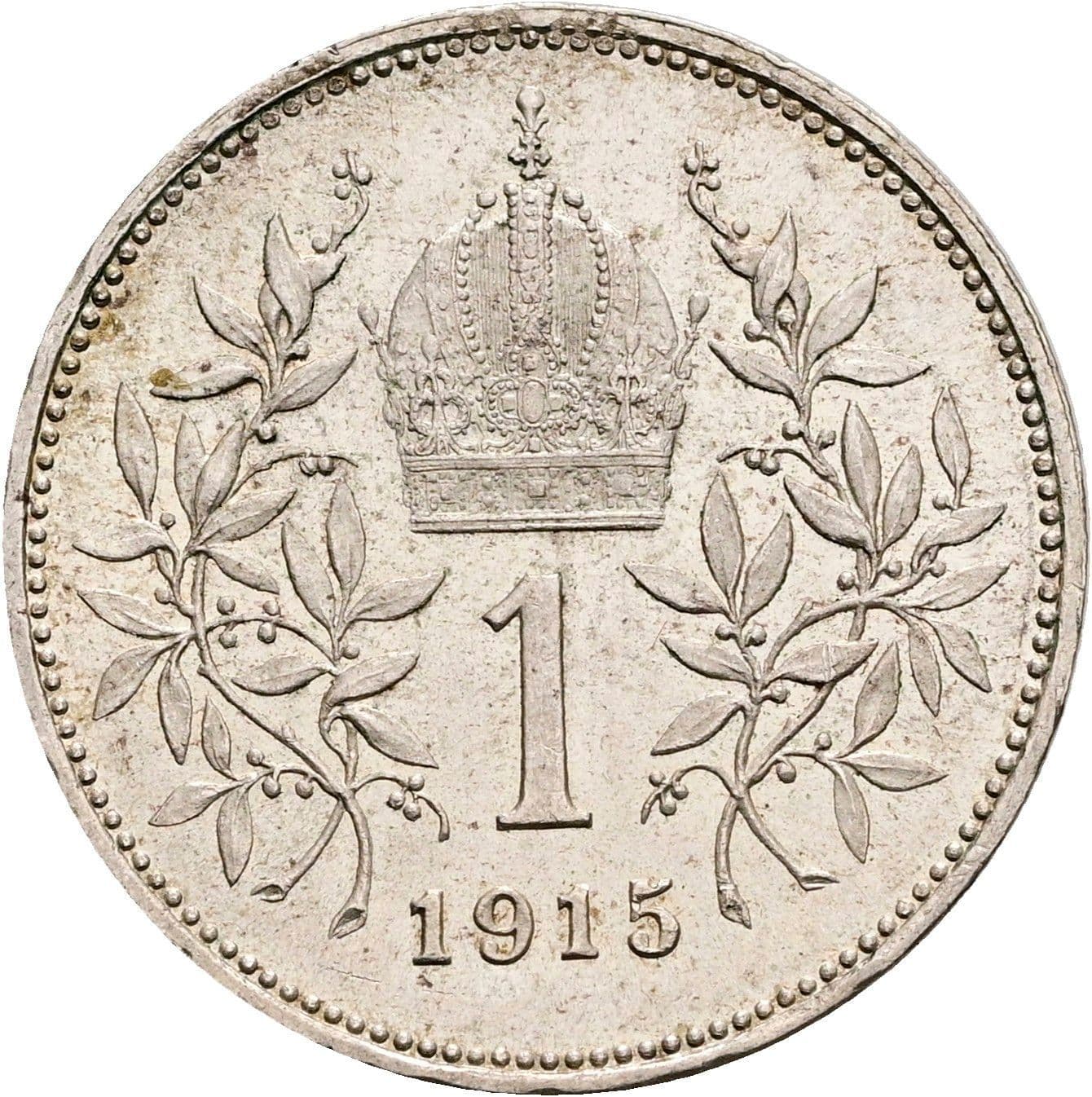 1 Krone Franz Joseph I. 1848-1916 1915 – Rückseite