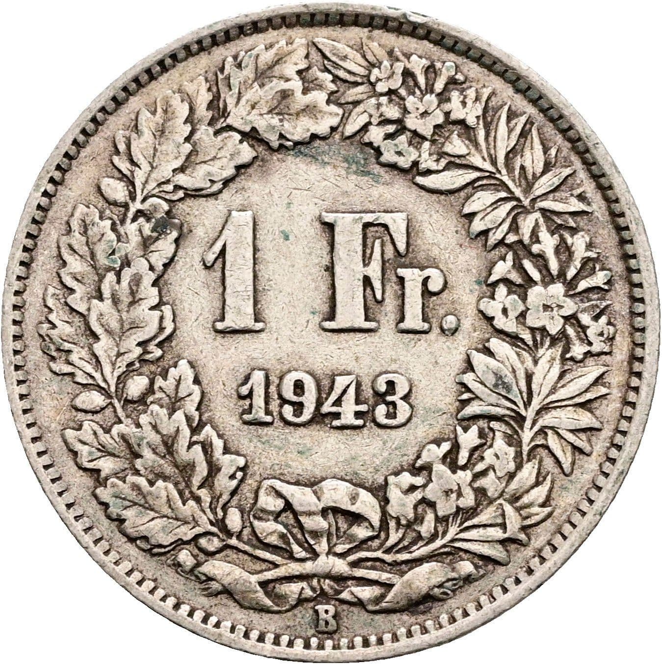 1 Franken 1943 – Vorderseite