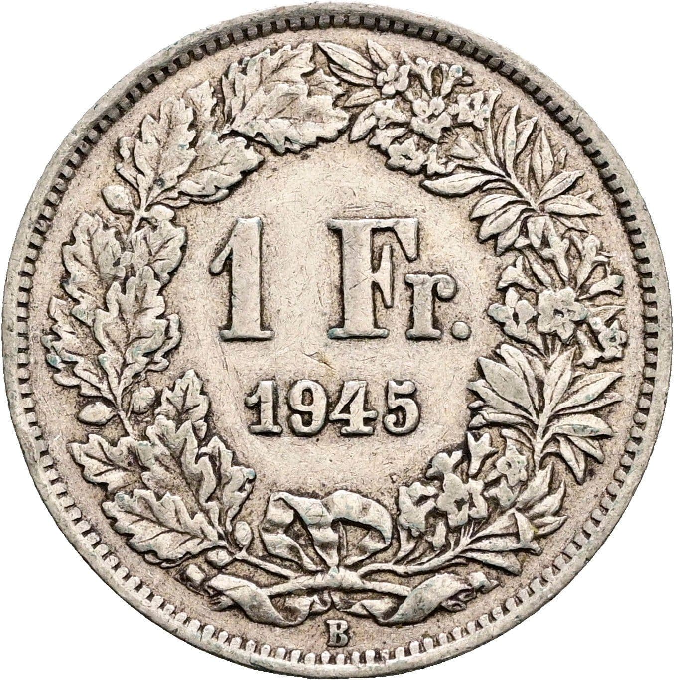 1 Franken 1945 – Vorderseite