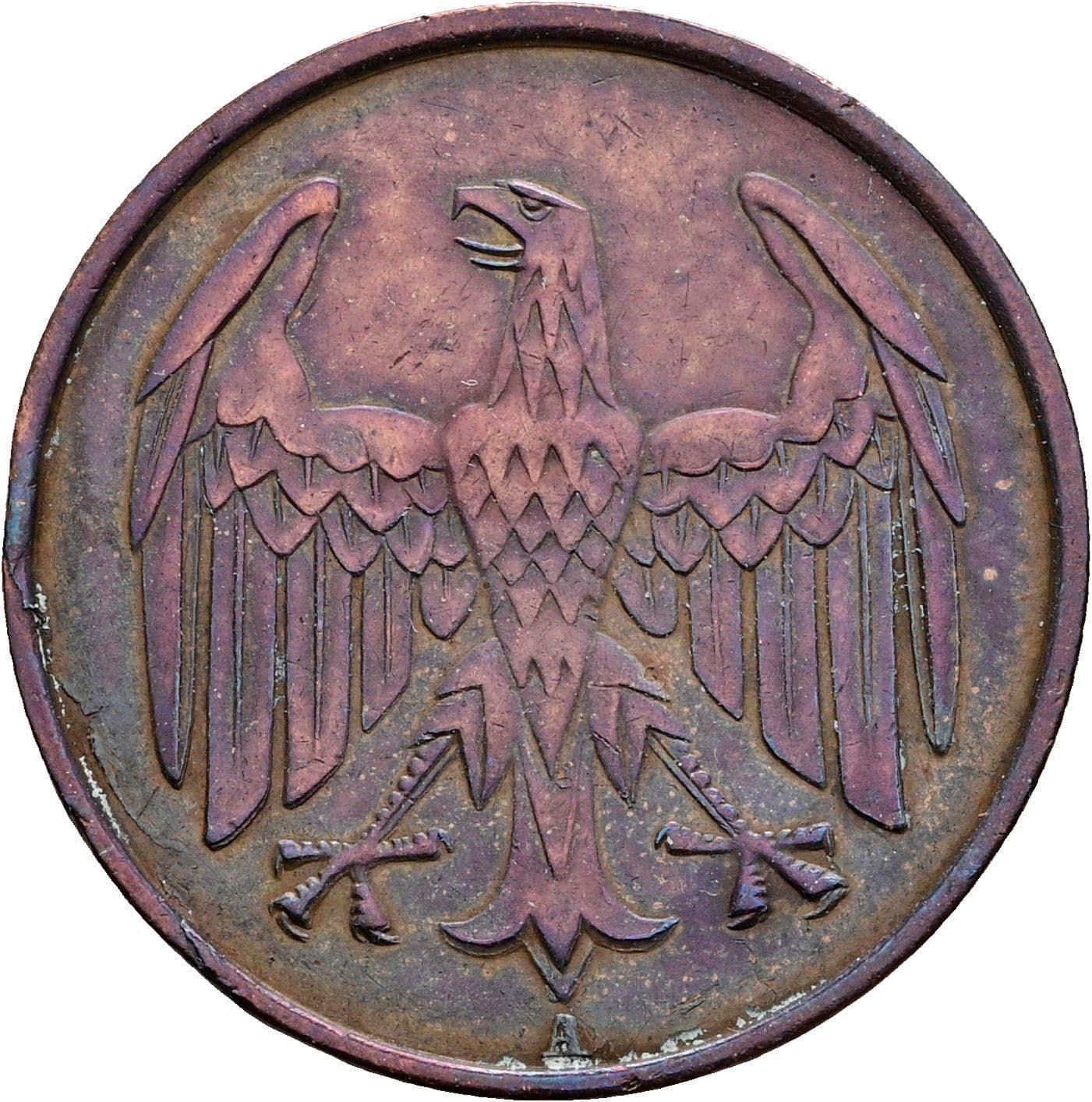 4 Reichspfennig 1932 A – Rückseite