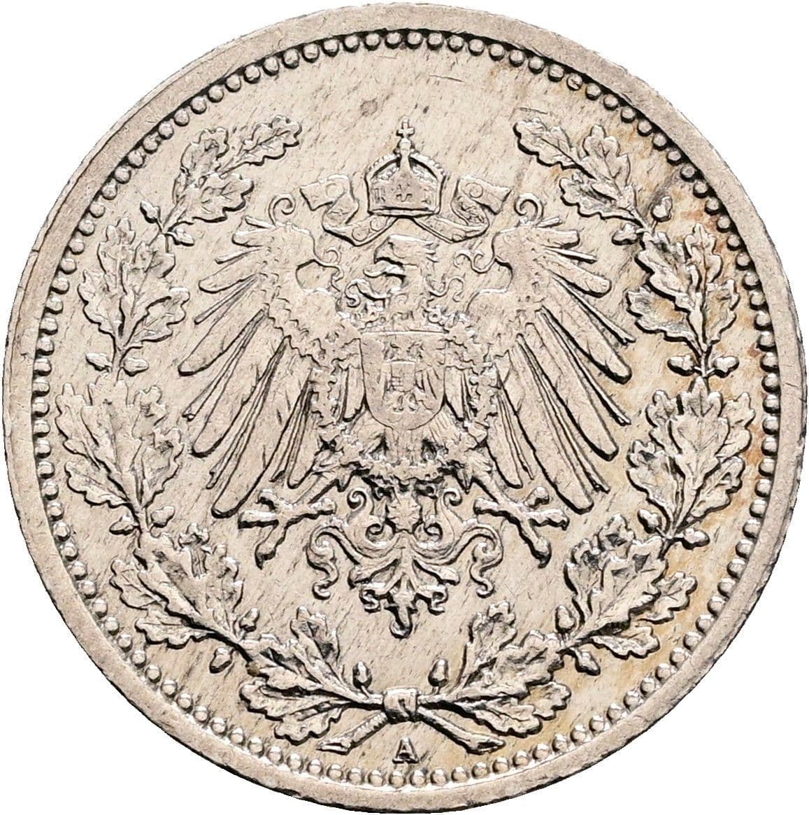 1/2 Mark 1905 A – Rückseite