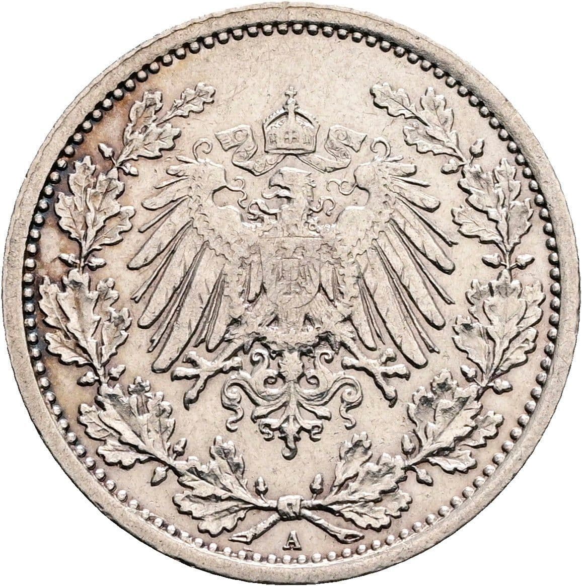 1/2 Mark 1915 A – Rückseite