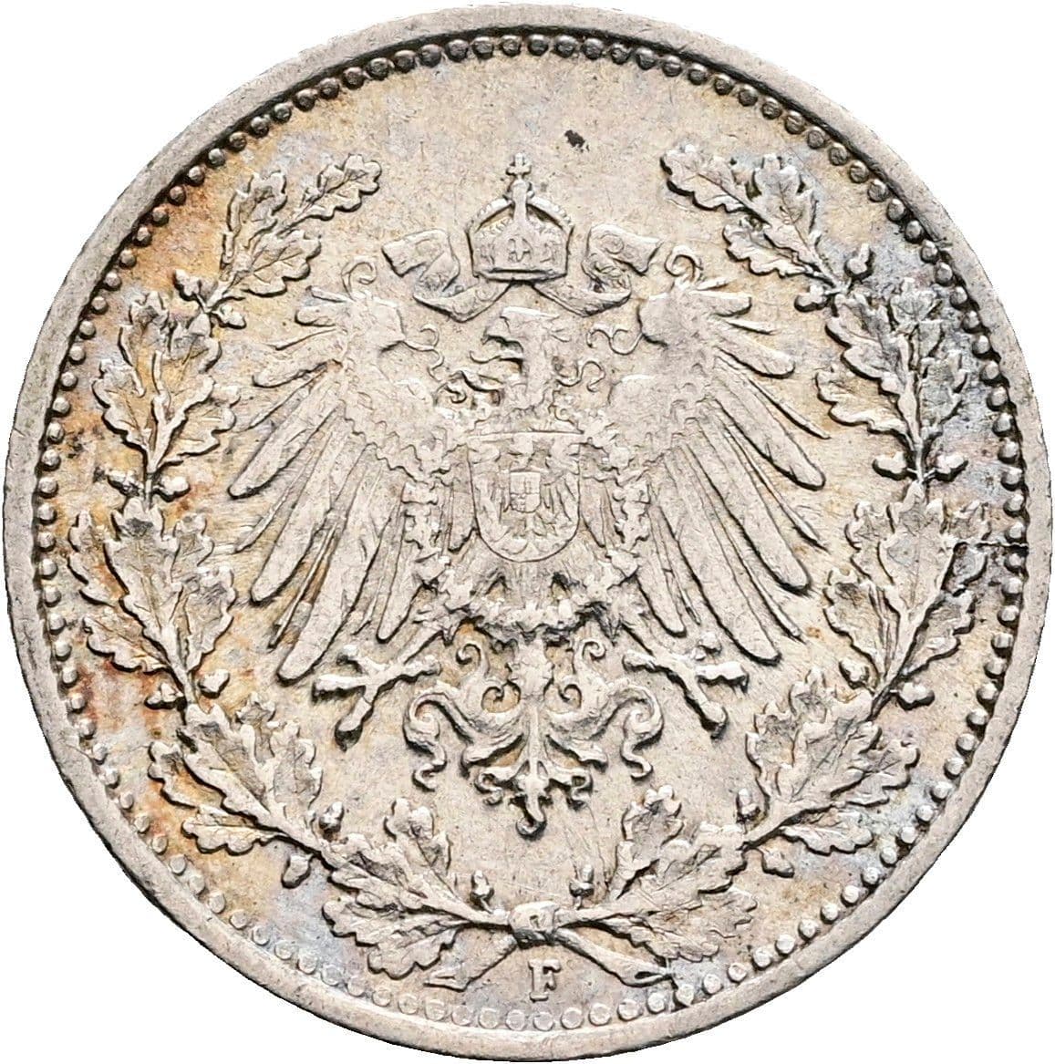 1/2 Mark 1915 E – Rückseite