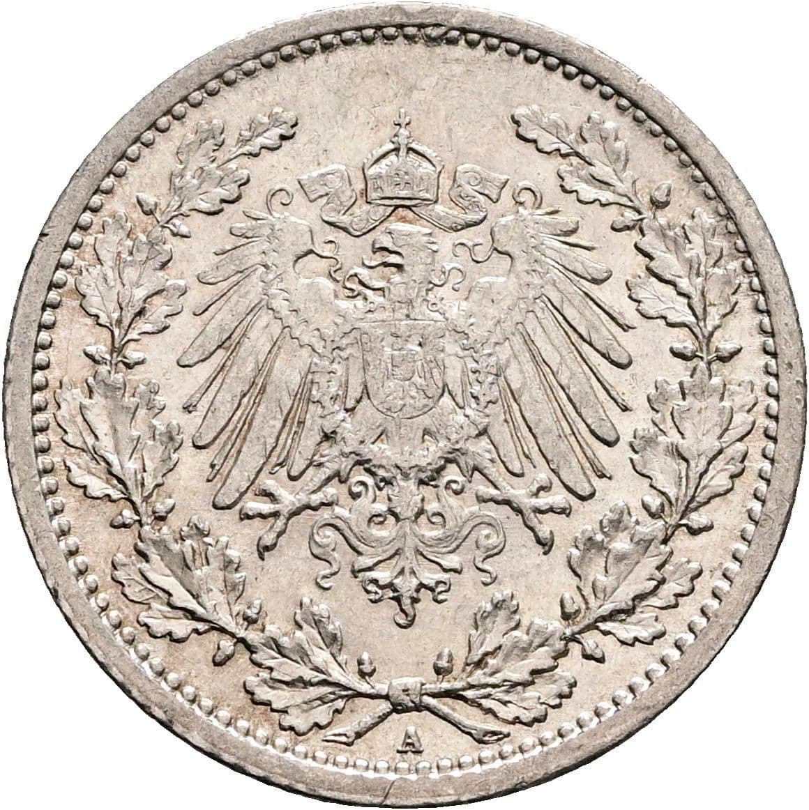 1/2 Mark 1915 A – Rückseite