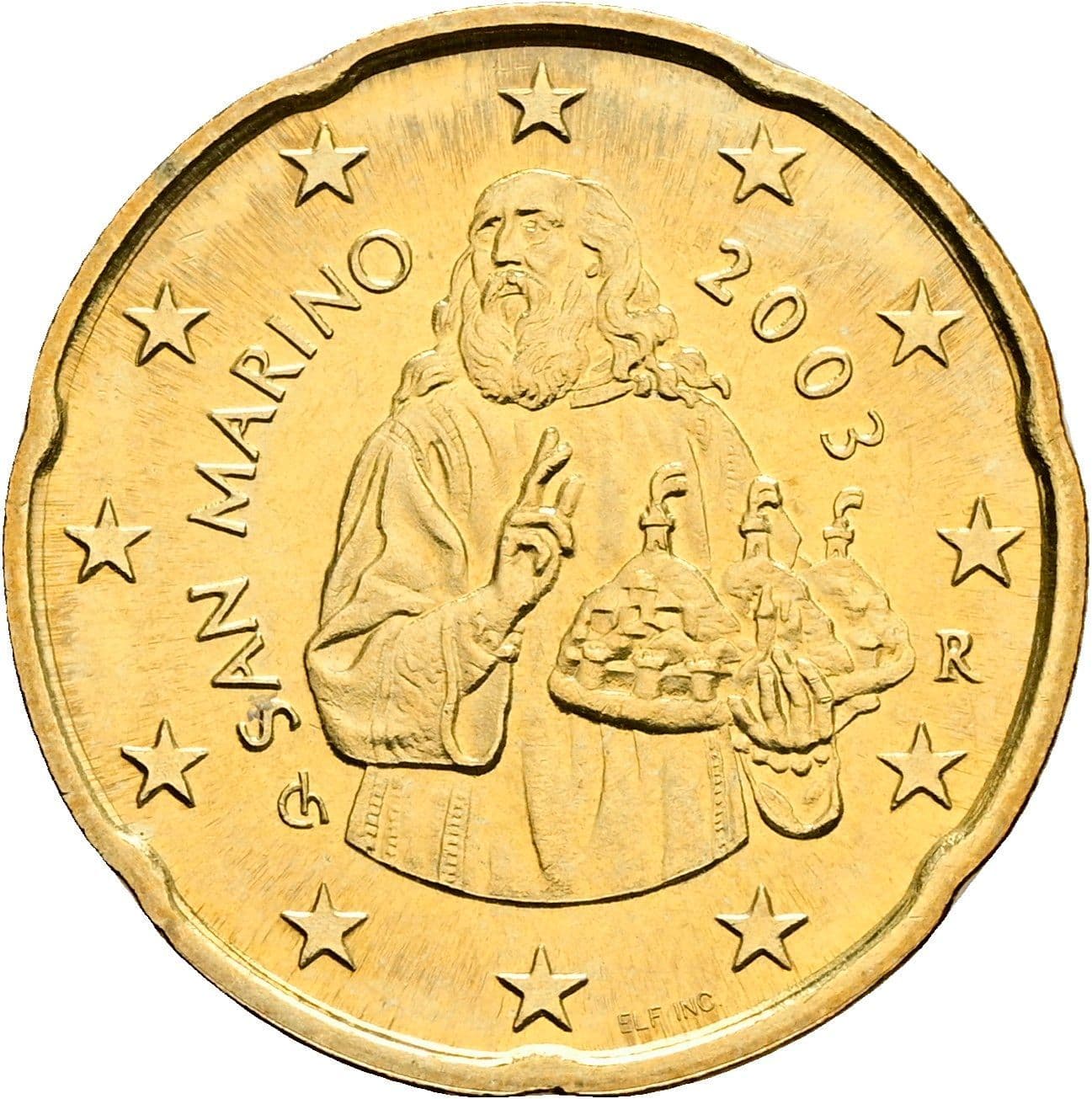 20 Cent 2003 – Rückseite