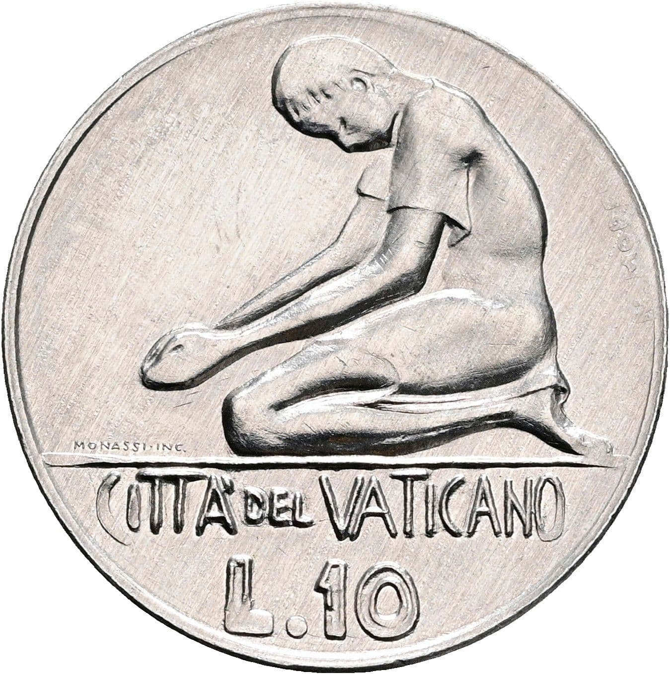 10 Lire Papst Paul VI. 1963-1978 1978 – Vorderseite