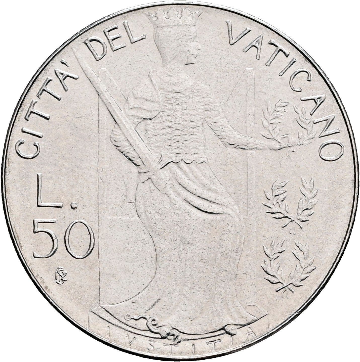 50 Lire Papst Johannes Paul II. 1978-2005 2/1980 – Rückseite