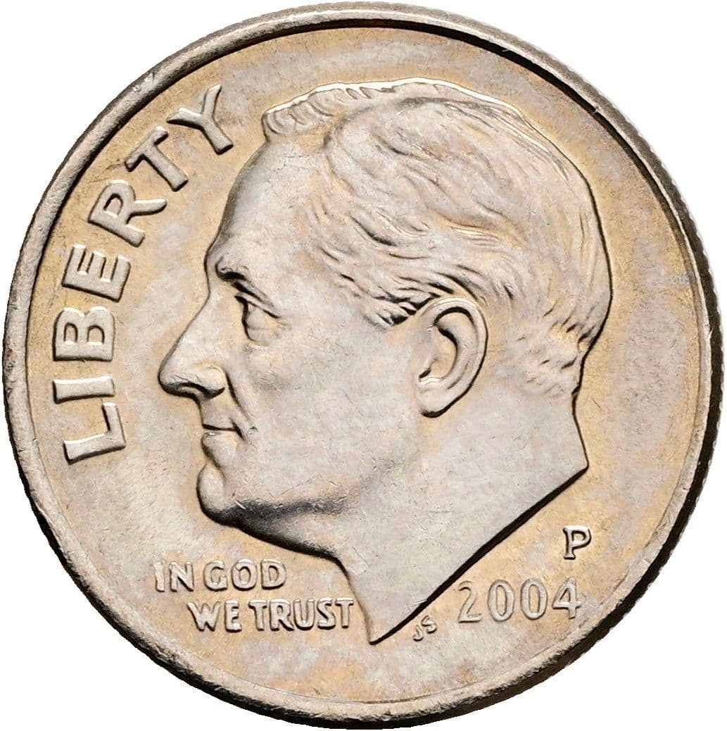 1 Dime 2004 P – Vorderseite
