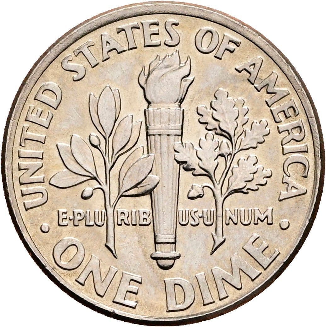 1 Dime 2004 P – Rückseite