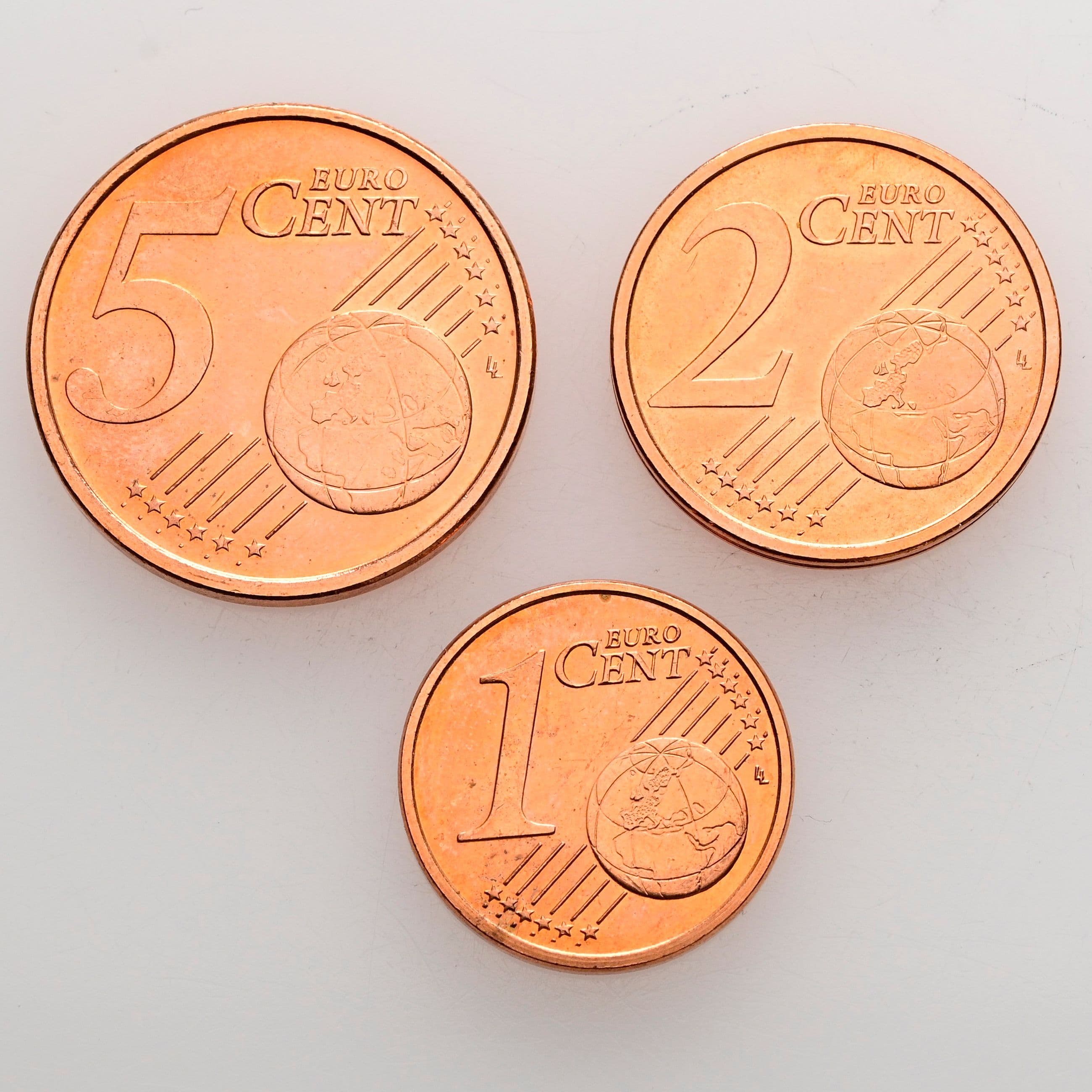 5+2+1 Cent 2004 – Vorderseite