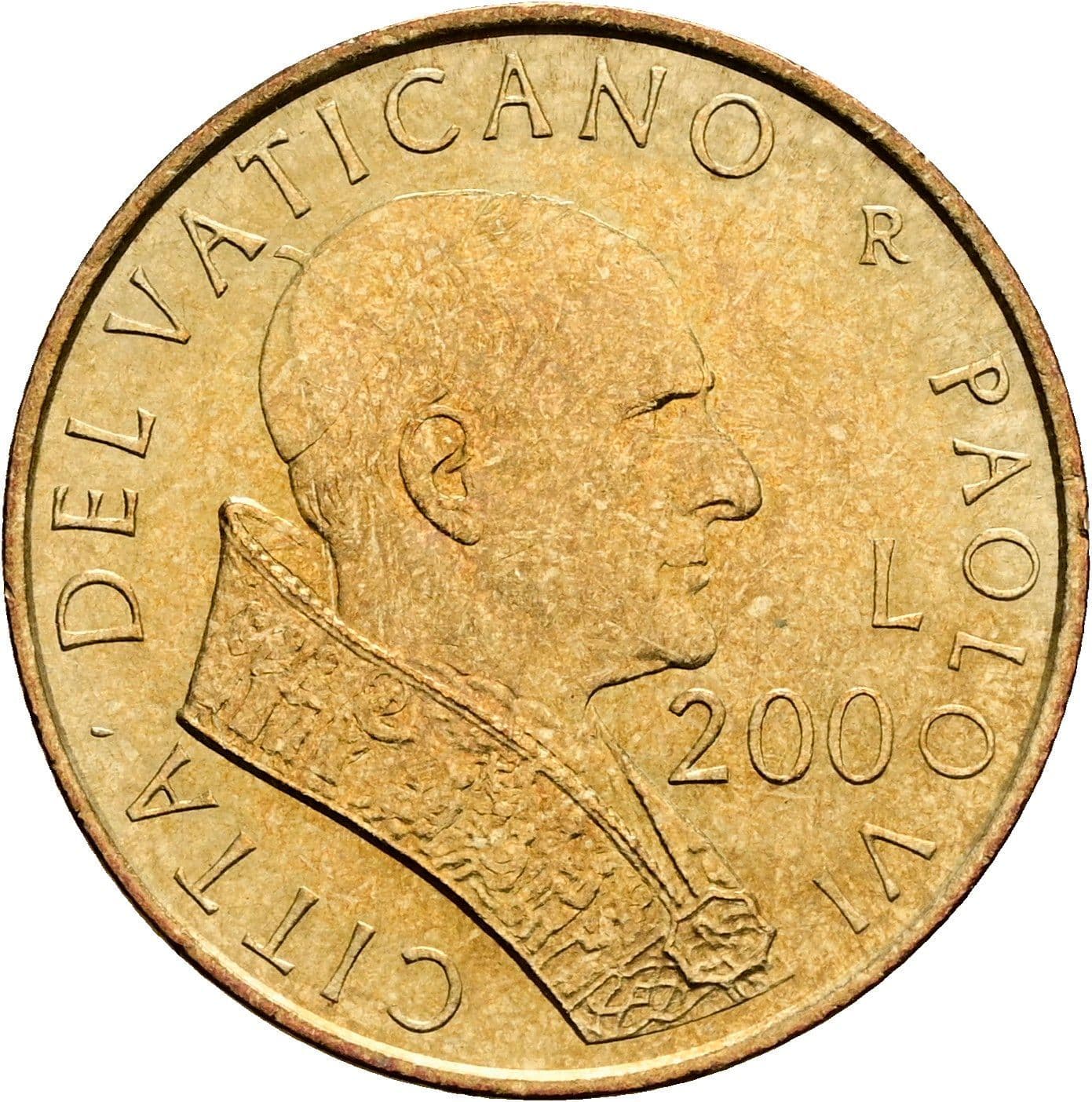 200 Lire Papst Johannes Paul II. 1978-2005 23/2001 – Vorderseite