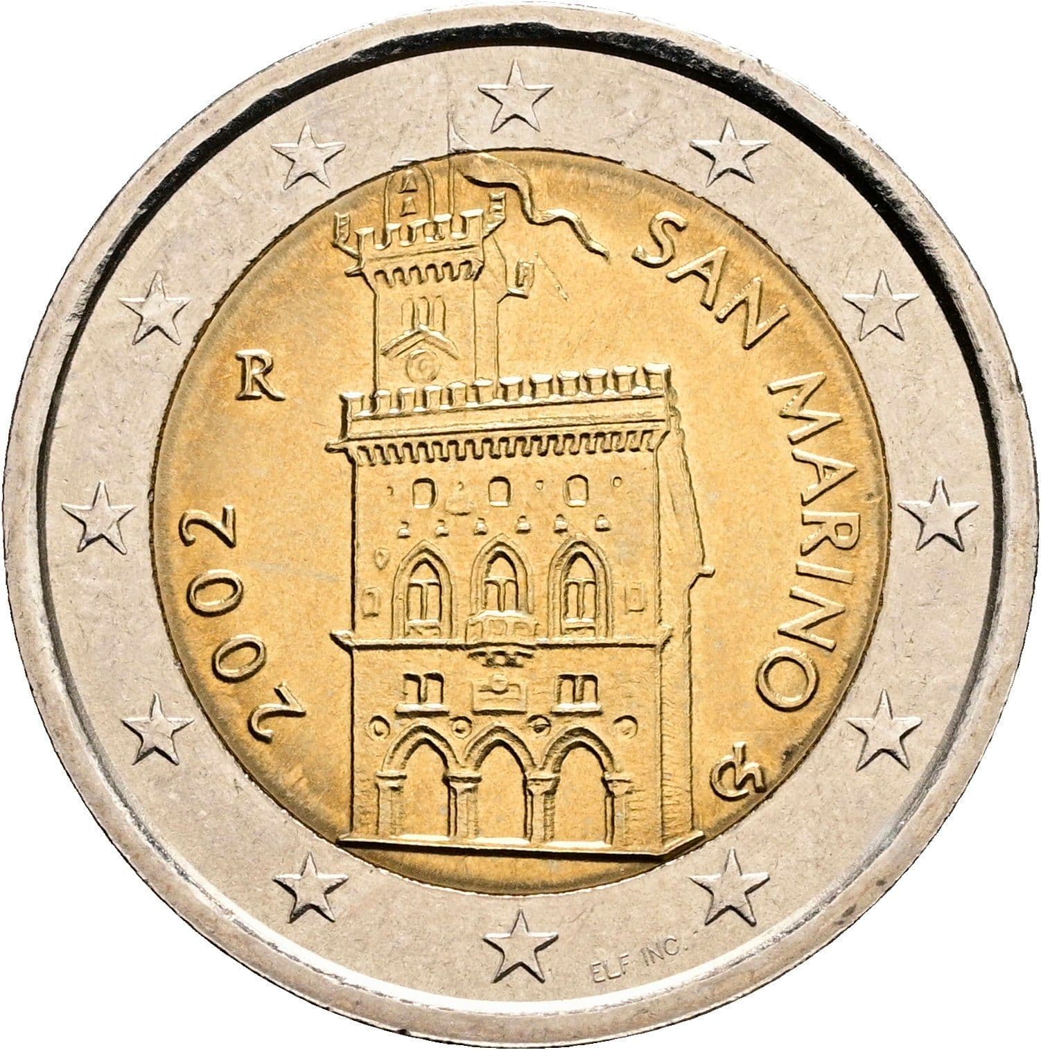 2 Euro 2002 – Rückseite
