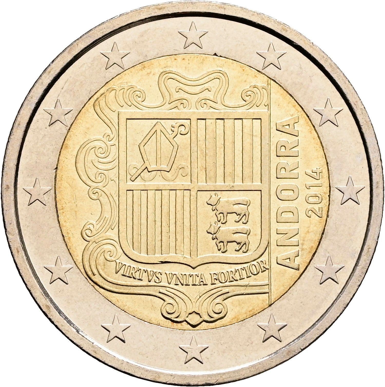 2 Euro 2014 – Rückseite