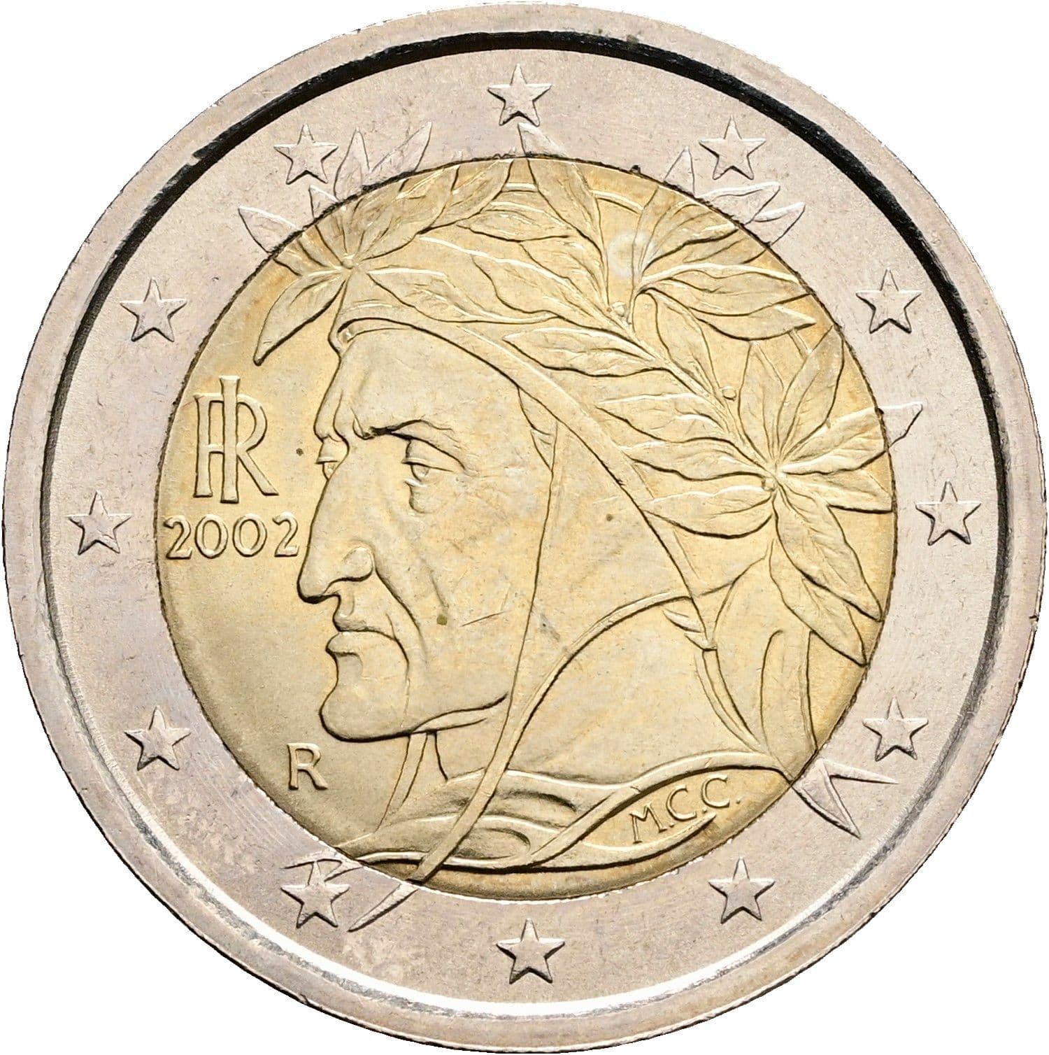 2 Euro 2002 – Rückseite