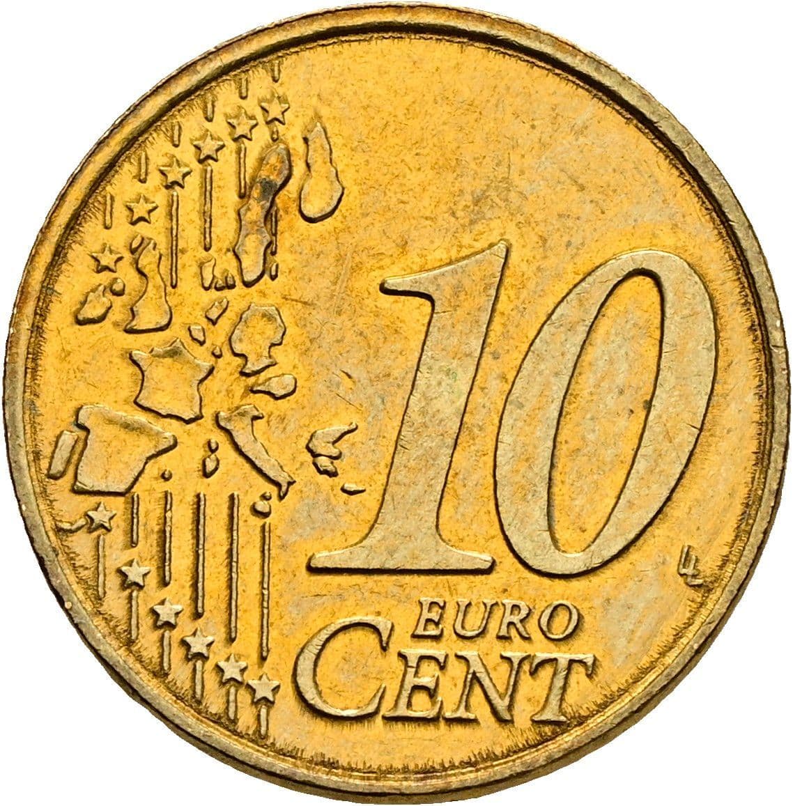 10 Cent 2001 – Vorderseite
