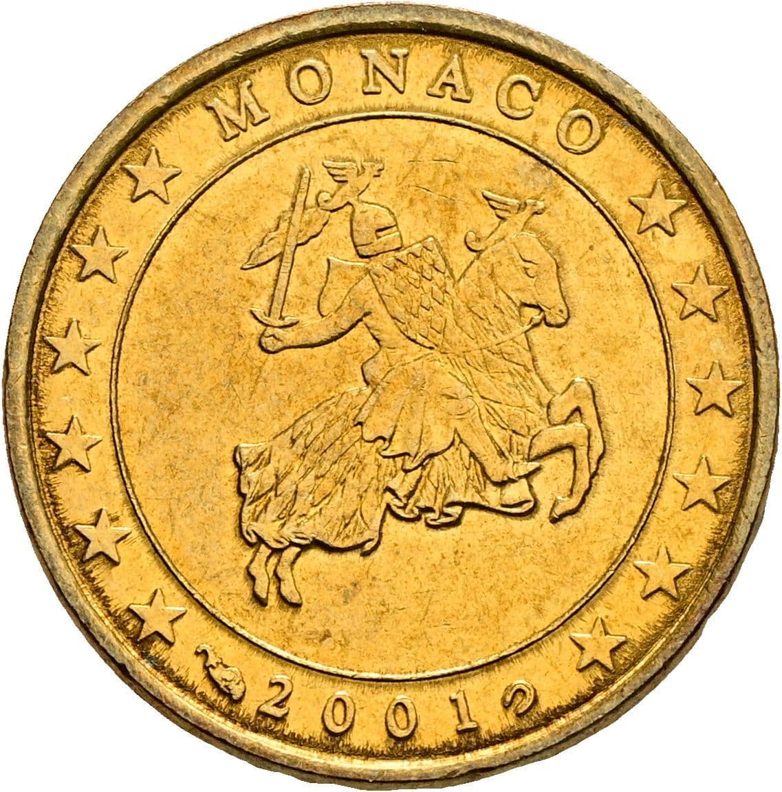 10 Cent 2001 – Rückseite