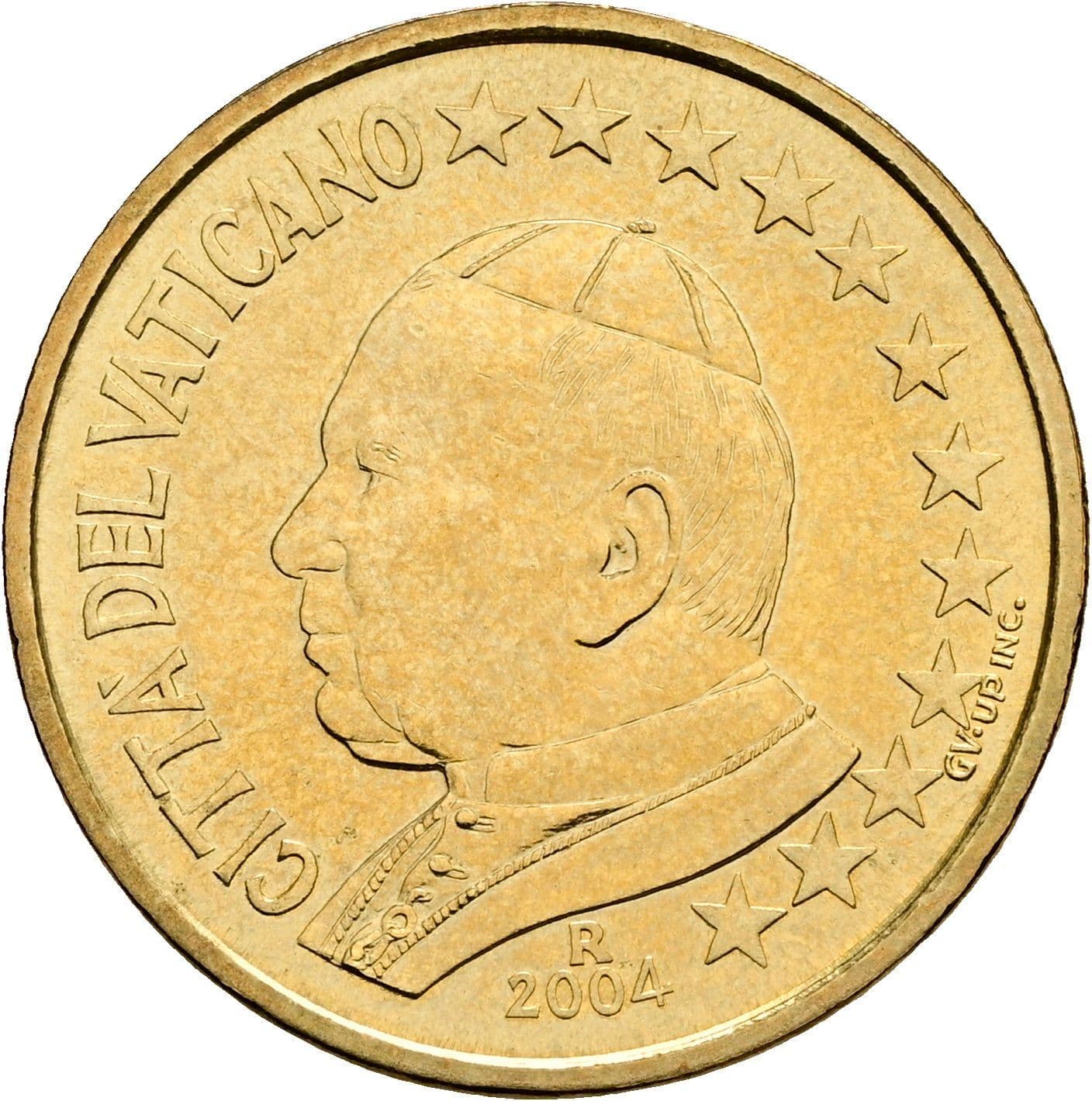 50 Cent Papst Johannes Paul II. 1978-2005 2004 – Rückseite