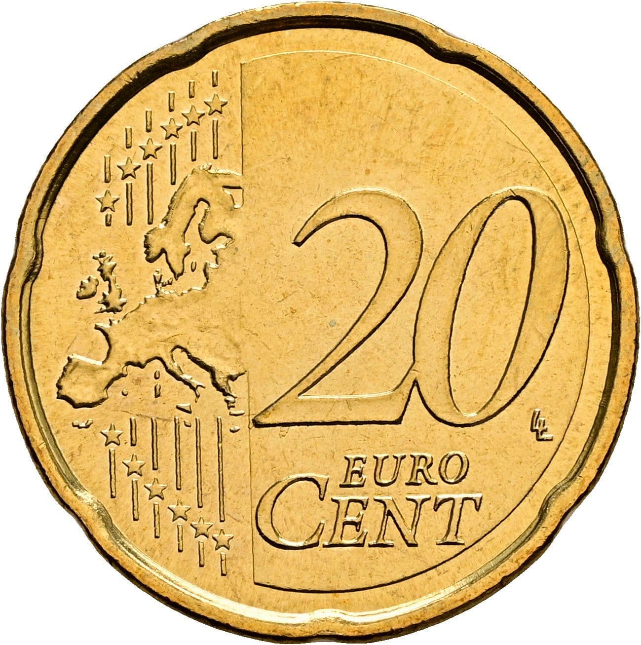 20 Cent 2014 – Vorderseite