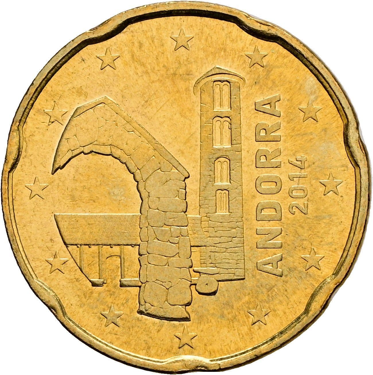 20 Cent 2014 – Rückseite