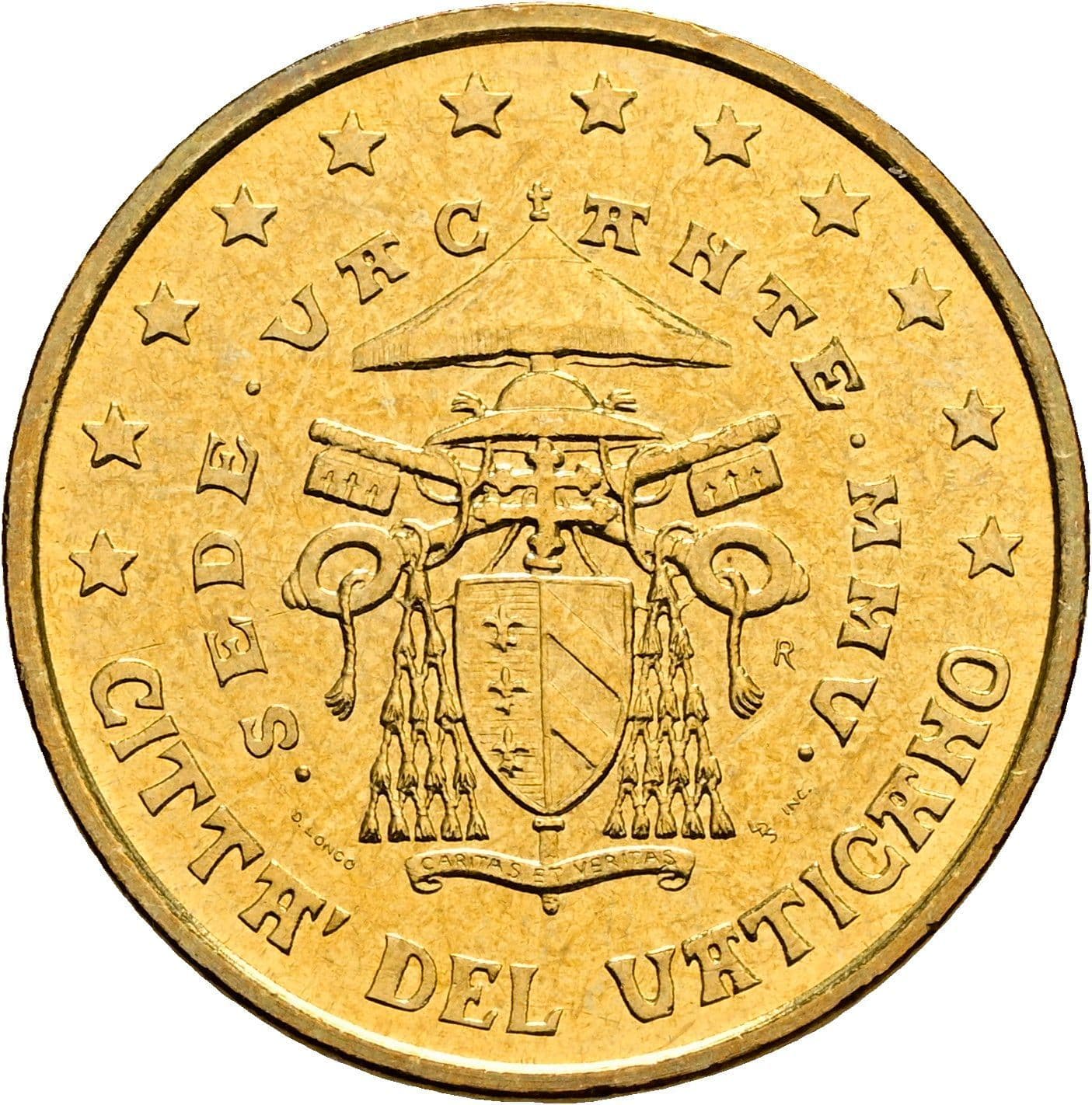 50 Cent Sedisvakanz 2005 – Rückseite