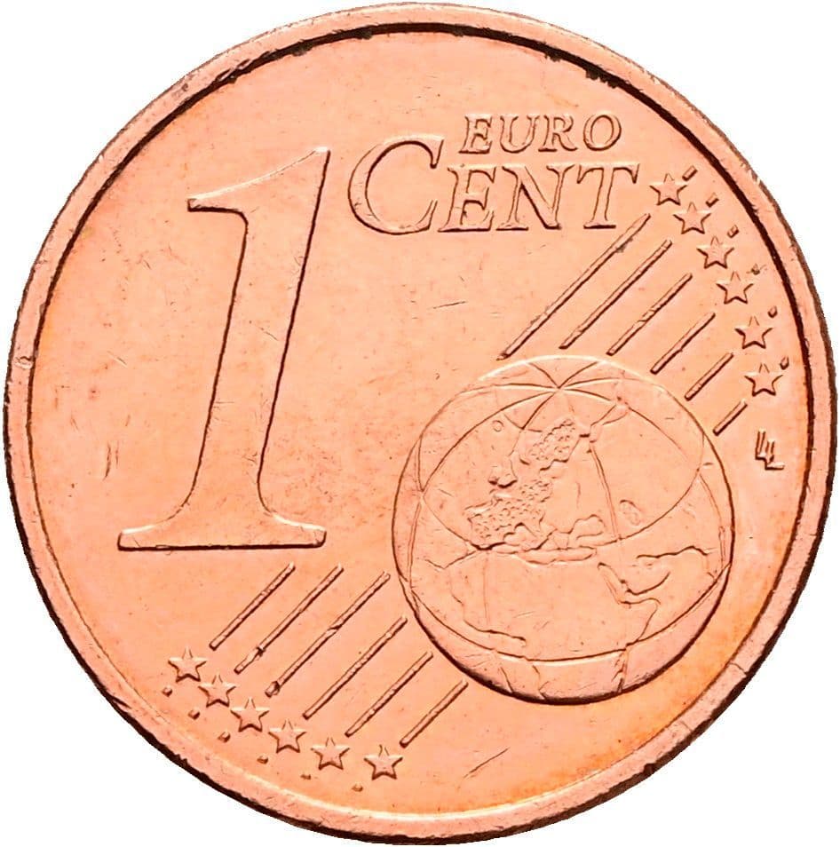 1 Cent 2001 – Vorderseite