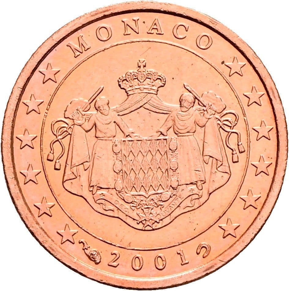1 Cent 2001 – Rückseite