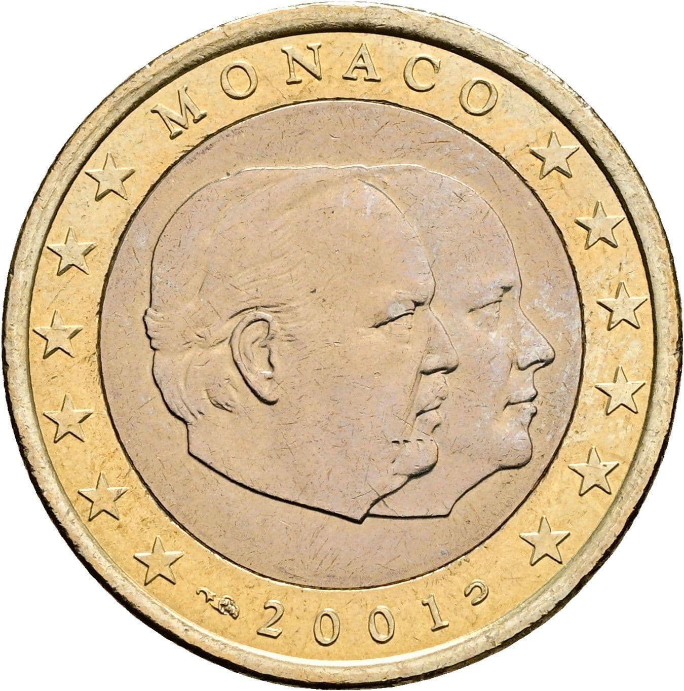 1 Euro 2001 – Rückseite