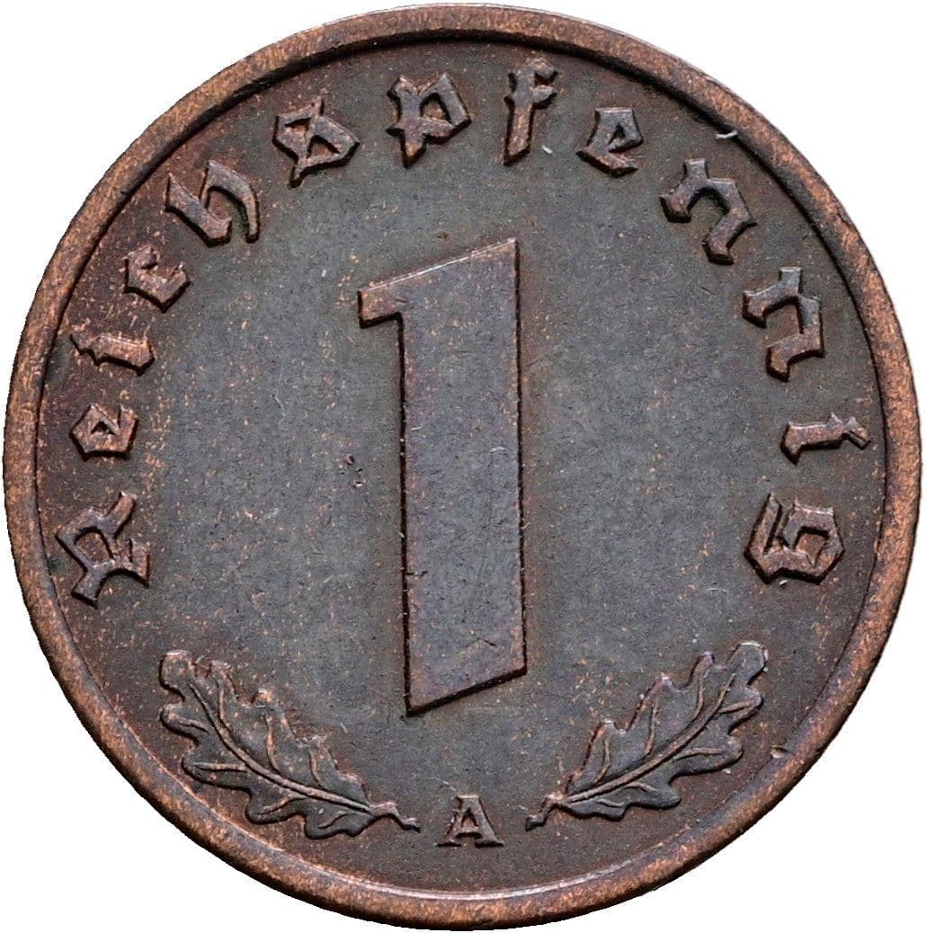 1 Reichspfennig 1939 A – Vorderseite