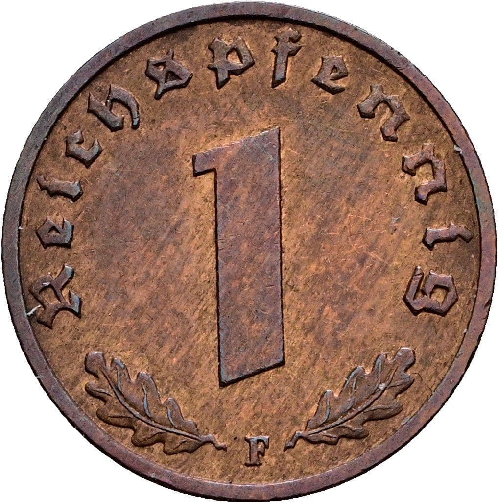 1 Reichspfennig 1939 F – Vorderseite