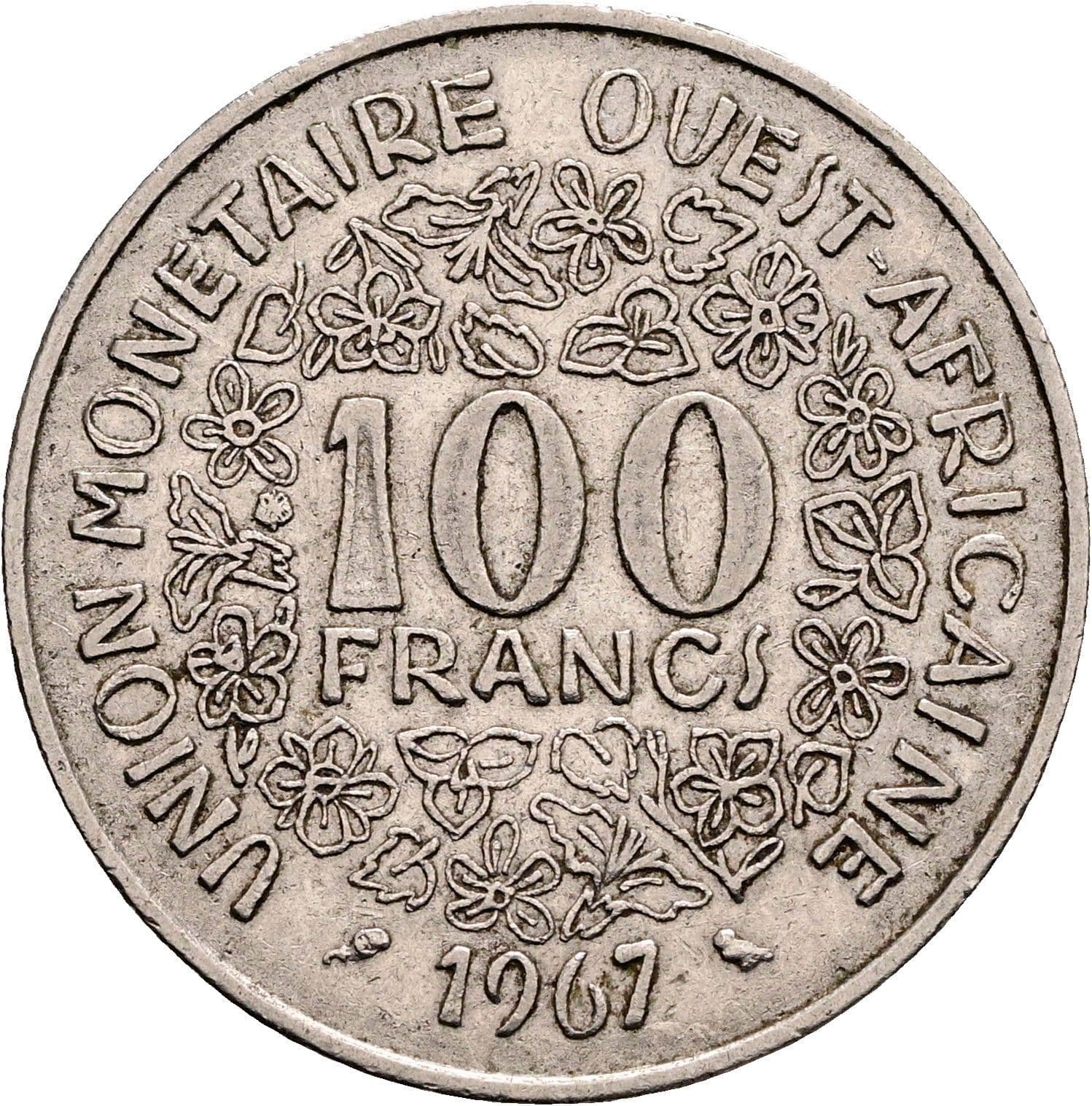 100 Francs 1967 – Vorderseite