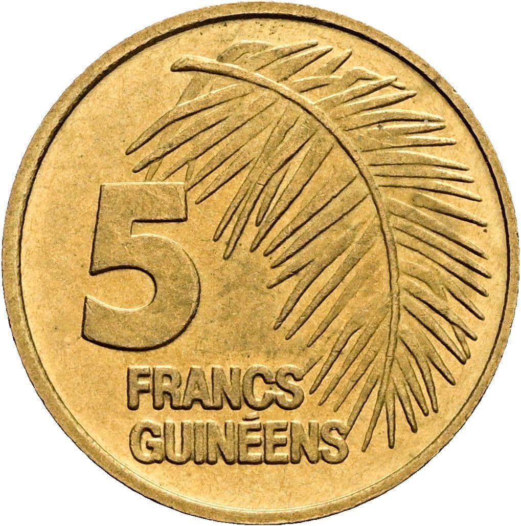 5 Francs 1985 – Vorderseite