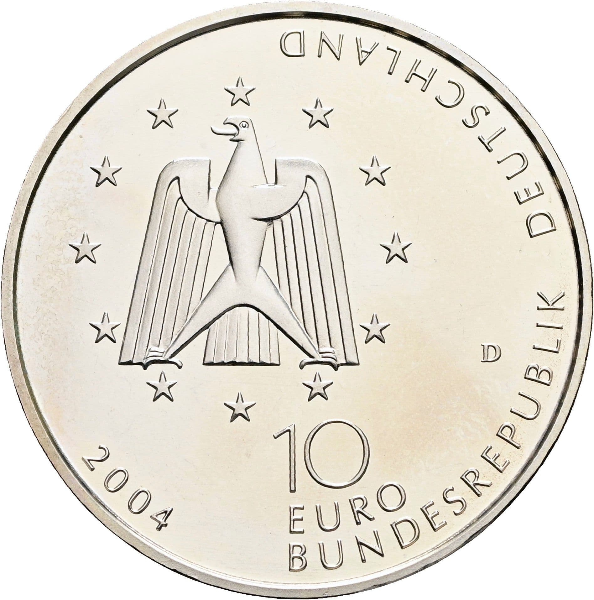 10 Euro 2004 D – Rückseite