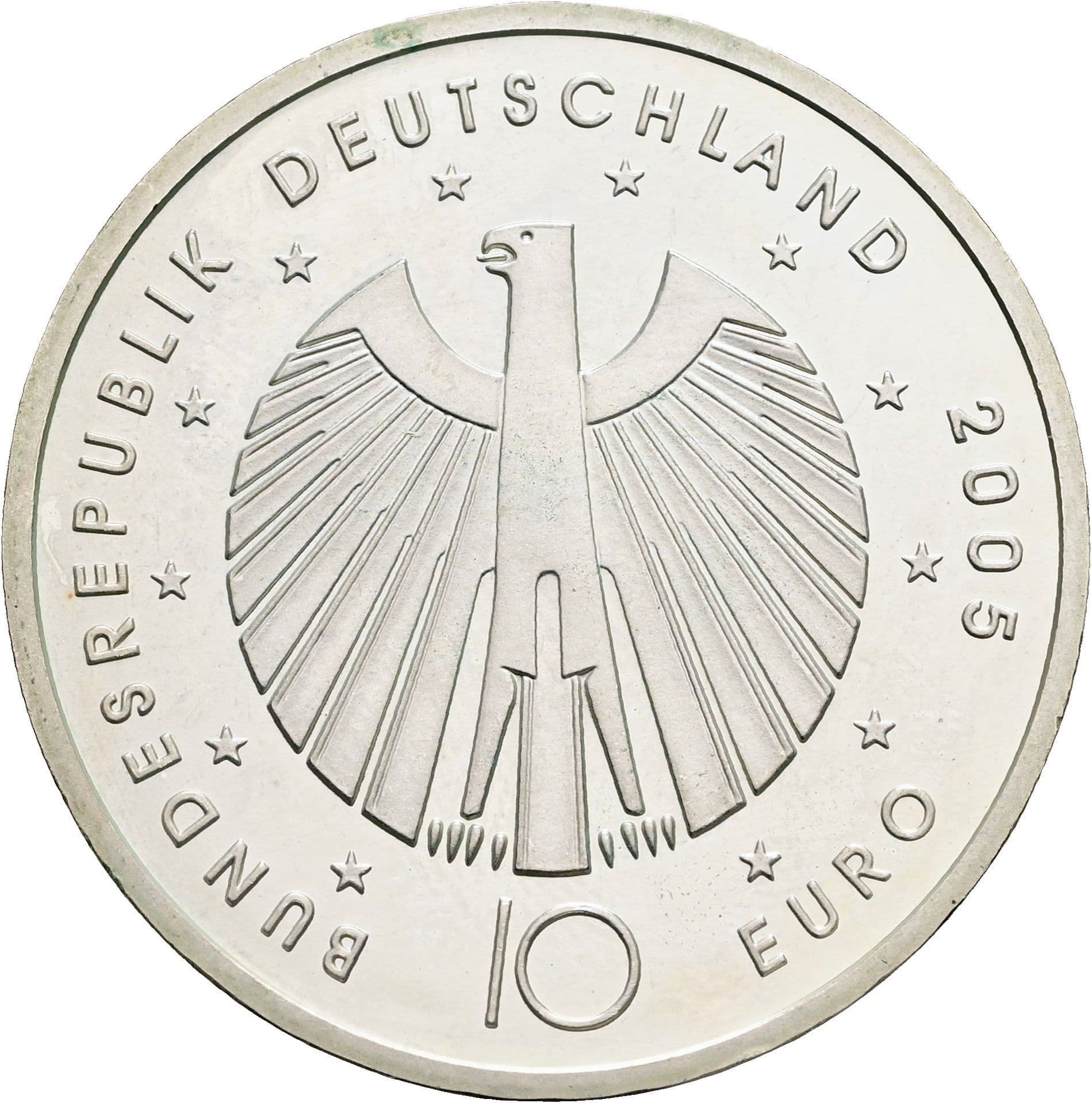10 Euro 2005 – Rückseite